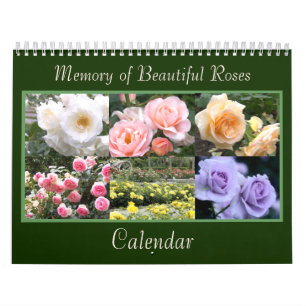 a beautiful rose calendar
