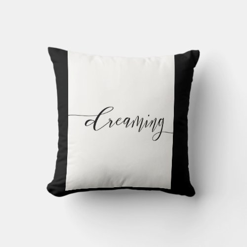 A Beautiful Simplistic Pillow of Dreaming