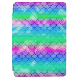 A beautiful spectrum of mermaid colors iPad air cover