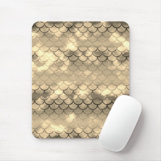 A beautiful spectrum of mermaid colors mouse pad (With Mouse)