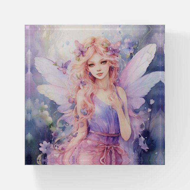 A Beautiful Spring Fairy Paperweight (Front)