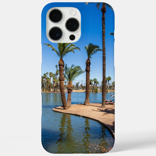 a beautiful spring landscape at Encanto Park Case-Mate iPhone Case (Back)