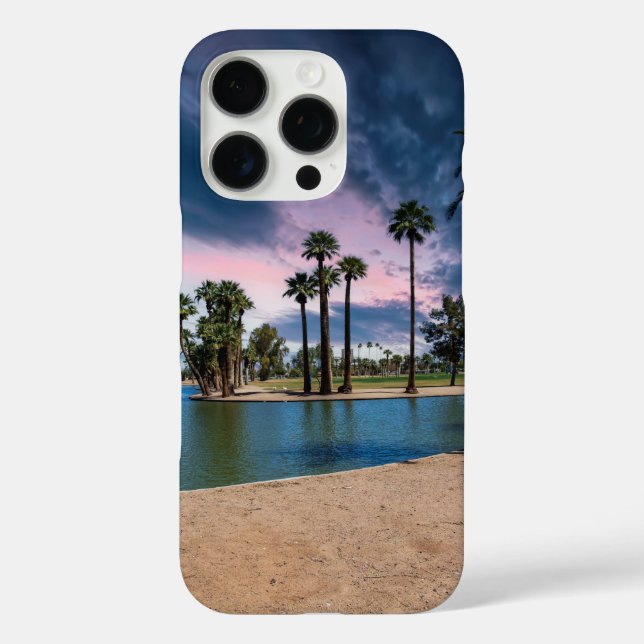 a beautiful sunset at Encanto Park Case-Mate iPhone Case (Back)