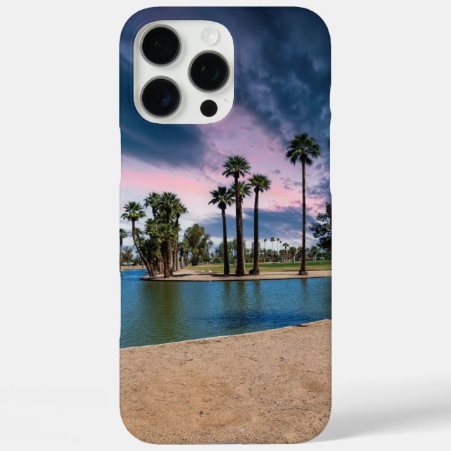 a beautiful sunset at Encanto Park Case-Mate iPhone Case (Back)
