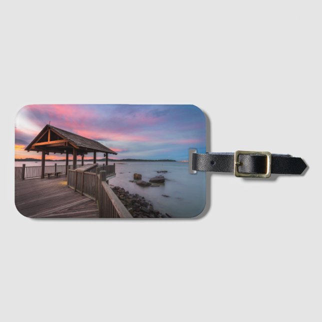 A Beautiful Sunset Luggage Tag (Front Horizontal)