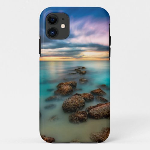 A Beautiful Sunset Over Grace Bay  Turks  Caicos iPhone 11 Case