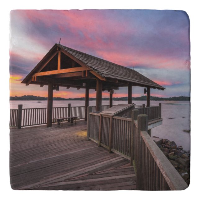 A Beautiful Sunset Trivet (Front)