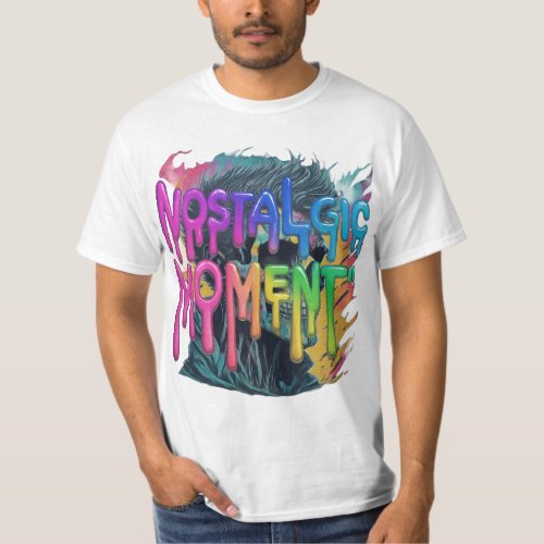 A beautiful t_shirt for men with nostalgic moment 