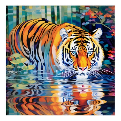 A Beautiful Tiger Acrylic Print