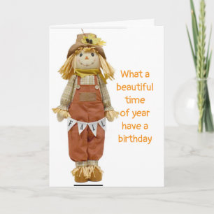 A BEAUTIFUL TIME OF YEAR BIRTHDAY CARD