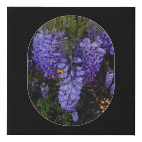 a beautiful touch of nature faux canvas print