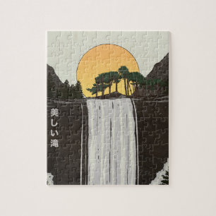 A Beautiful Waterfall Jigsaw Puzzle