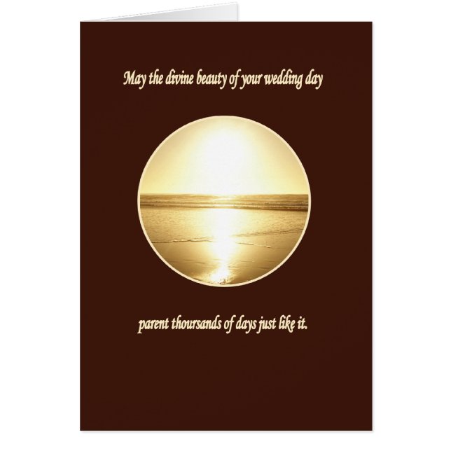 A Beautiful Wedding Wish Cards (Front)