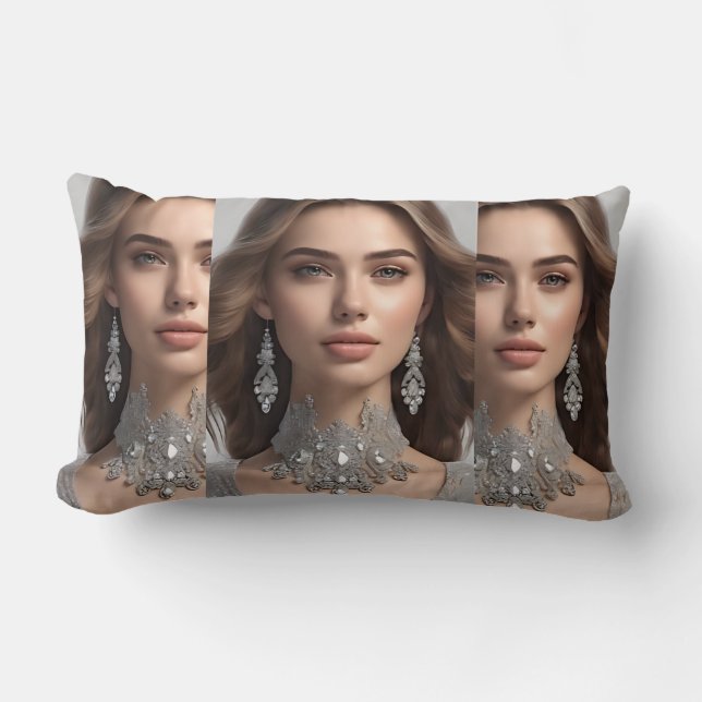 A beautiful woman pillow created AI (Front)