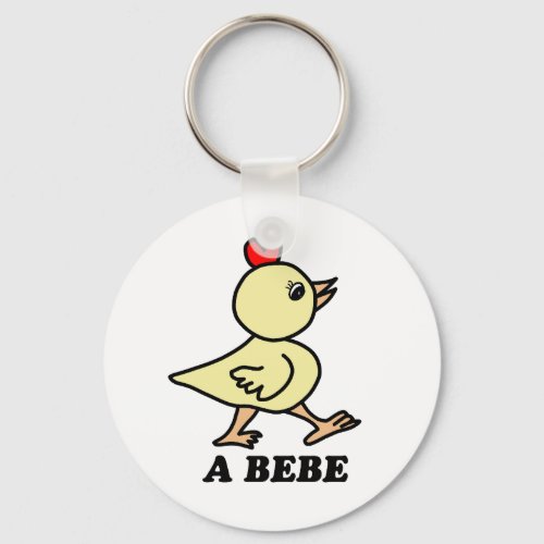 A Bebe Chick T_Shirt Tote Bag Keychain