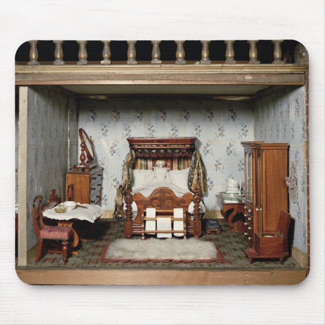 A bedroom in 'Mrs Bryant's Pleasure', c.1860 Mouse Pad (Front)