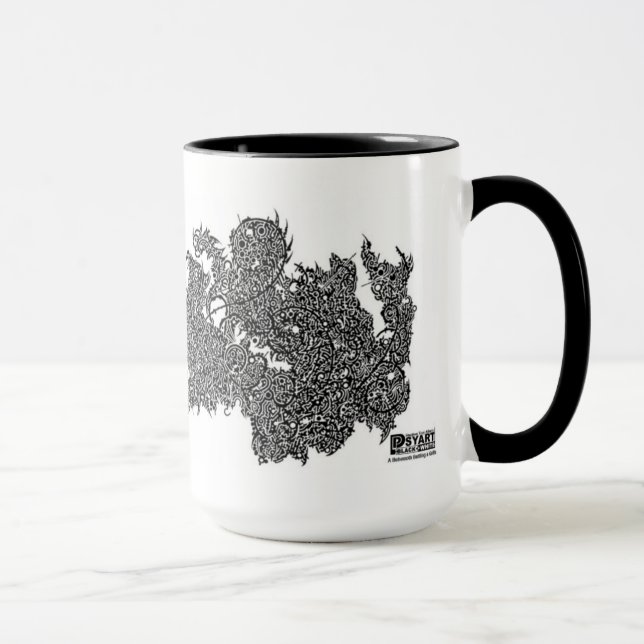 A Behemoth Battling a Griffin Mug (Right)
