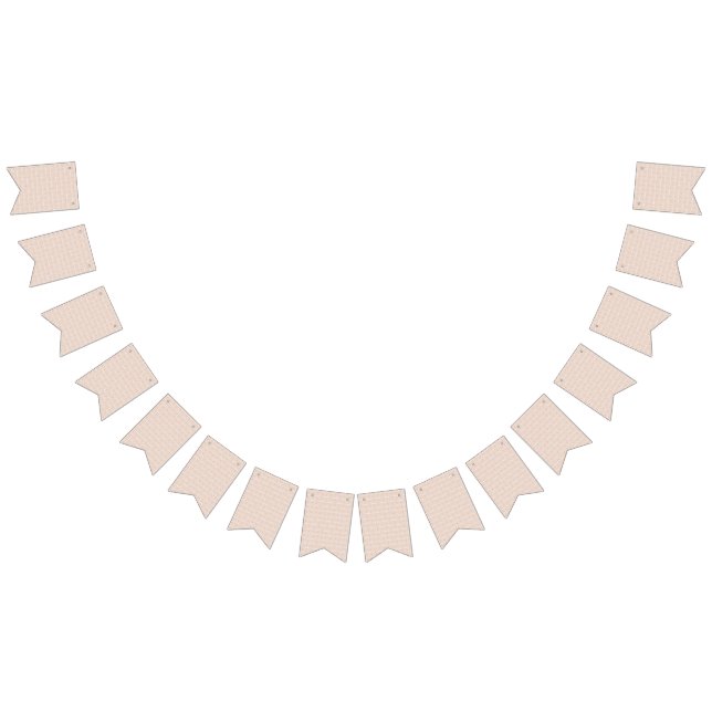 a beige and white checkered pattern on a white bac bunting flags (All)