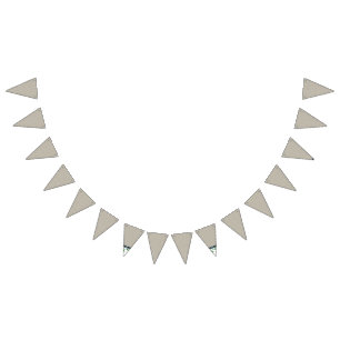 a beige background with a pattern of small squares bunting flags