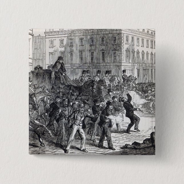 A Belfast Riot Pinback Button (Front)