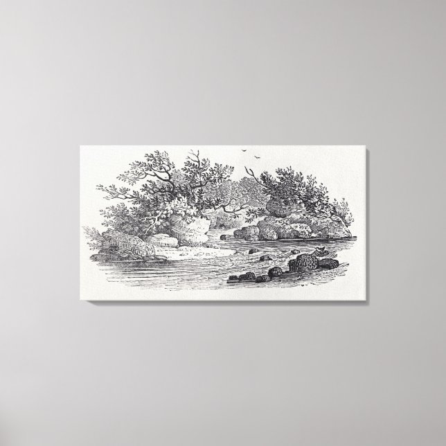 A Bend in the River from 'History of British Canvas Print (Front)