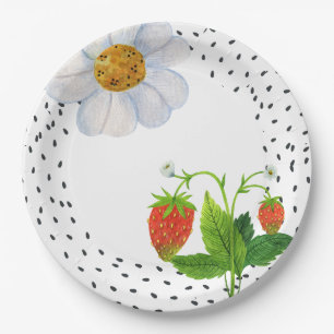 A Berry Sweet Baby is on the way paper goods Plates
