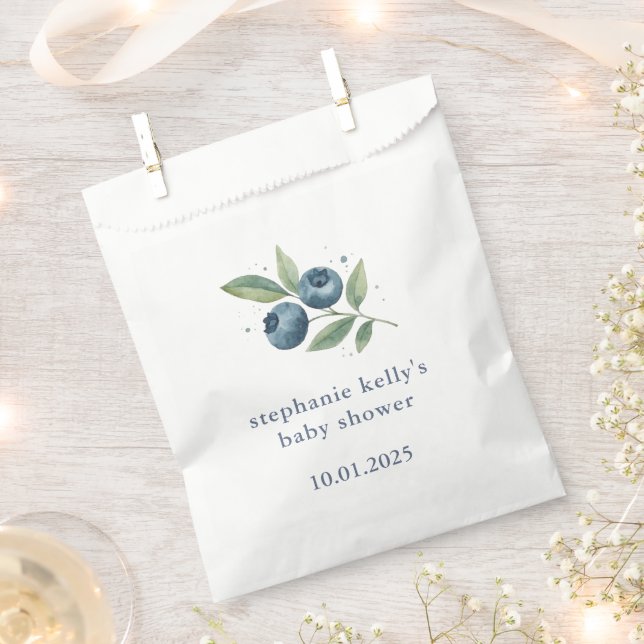 A Berry Sweet Baby Shower Favor Bag (Clipped)