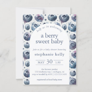A Berry Sweet Baby Shower Postcard