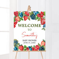 A Berry Sweet Baby Shower Welcome