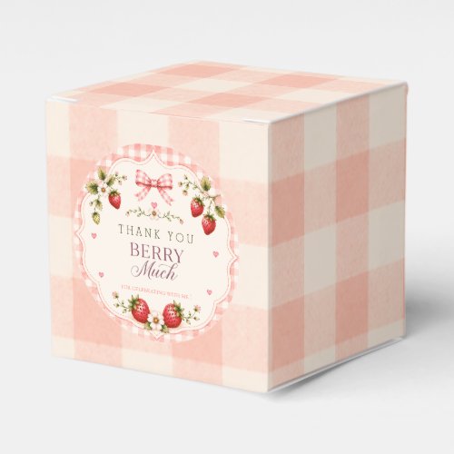 A Berry Sweet Birthday Favor Boxes