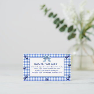 A Berry Sweet Books for Baby Enclosure Card