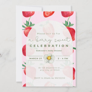 A Berry Sweet Celebration - Invitation