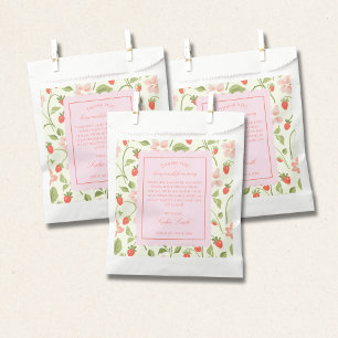 A berry sweet girl is on the way Baby Shower Favor Bag