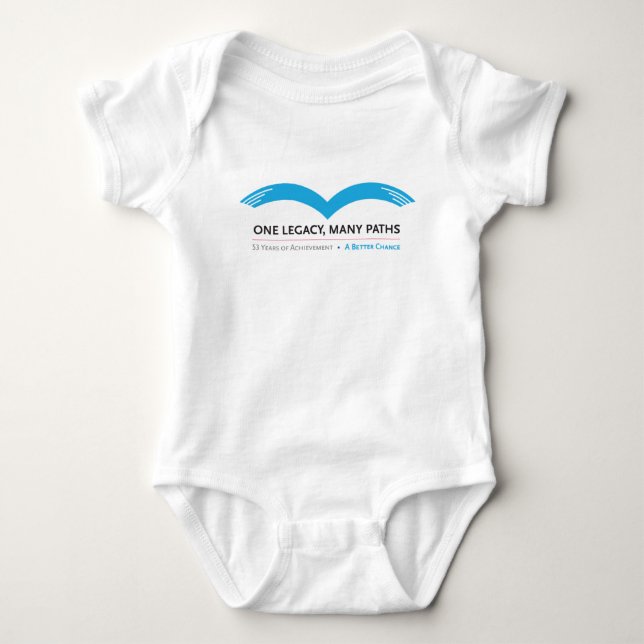 A Better Chance - One Legacy, Many Paths Baby Bodysuit (Front)