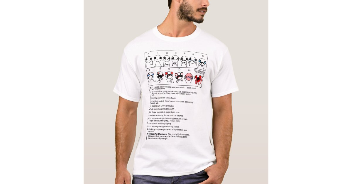 A Better Pain Chart TShirt Zazzle