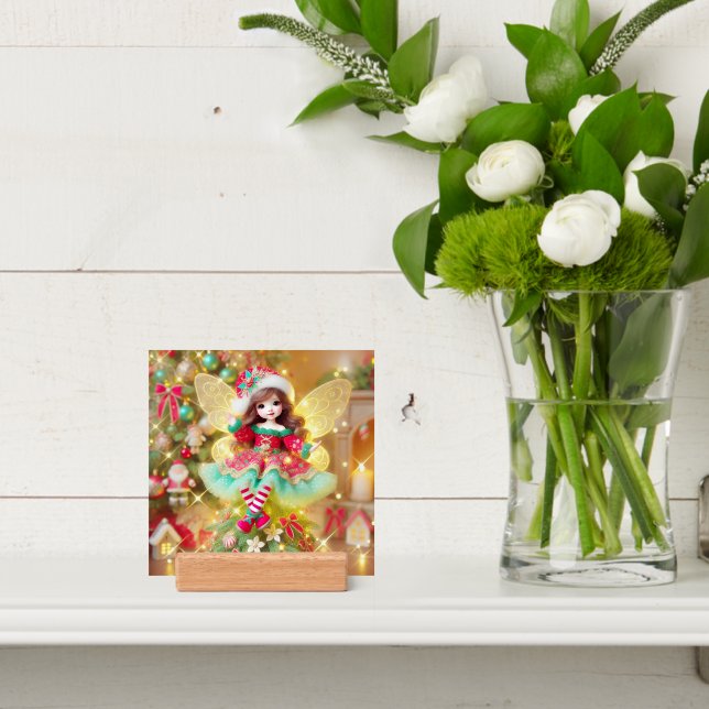 A beutiful fairy sitting on Xmas tree  Holder (Insitu 4)