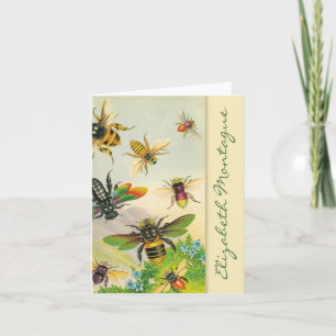 A Bevy of Bees Personalized Note Cards