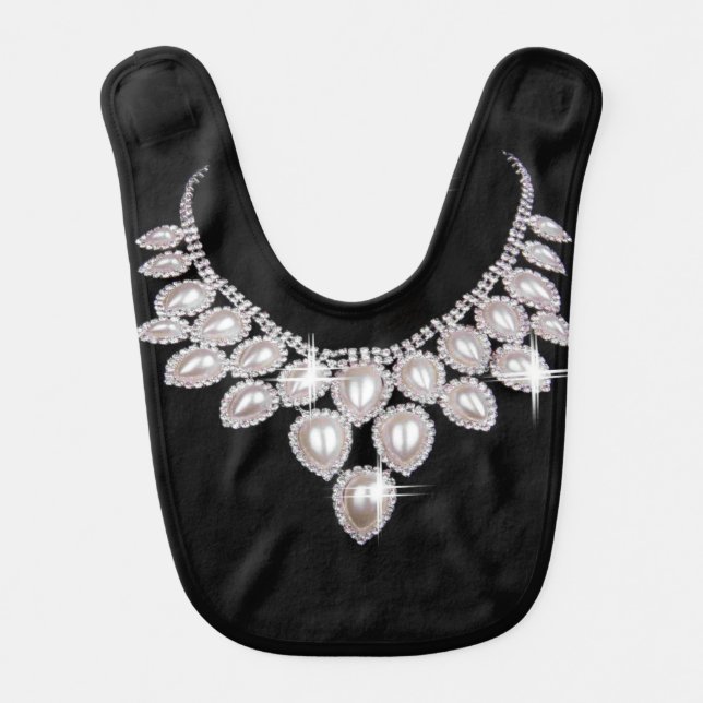 A Bib Fit for a Princess Baby Bib (Front)