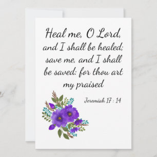 A biblical "Get well soon" card