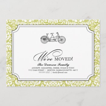 A Bicycle Built For Two {we've Moved} Announcement by simplysostylish at Zazzle