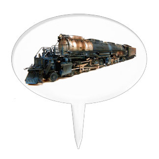 A Big Boy Steam Locomotive Cake Topper