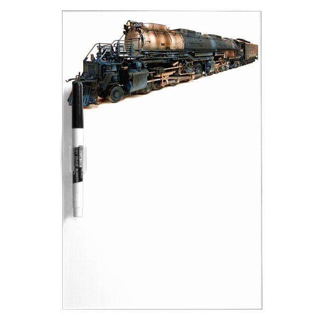 A Big Boy Steam Locomotive Dry-Erase Board (Front)