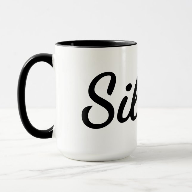 A Big Cup Of Silence And Caffeine  (Left)