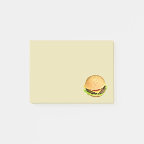 A Big Juicy Cheeseburger Photo Post_it Notes