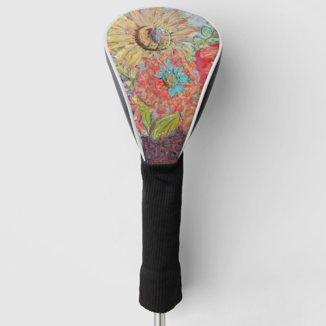 A Big Life by Lydia's Art Sangria Golf Head Cover (Front)