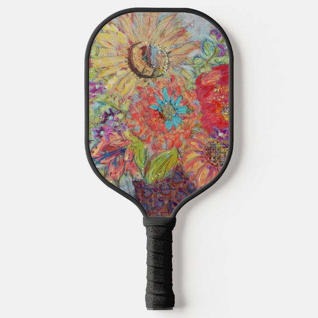 A Big Life by Lydia's Art Sangria Pickleball Paddle (Front)