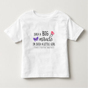 A big miracle Turner syndrome awareness Toddler T-shirt