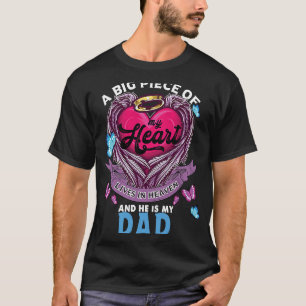 A Big Piece Of My Heart Lives In Heaven He Is My D T-Shirt