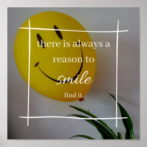 a big smile quotes Poster