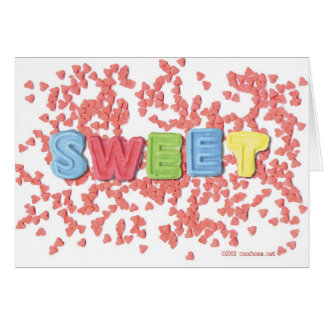 A big SWEET card